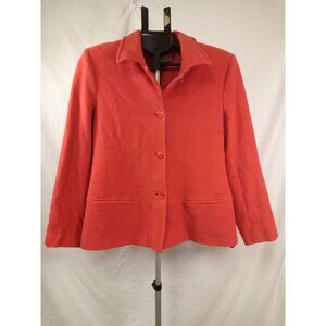 Casual Corner Women's Orange Blazer Size 12